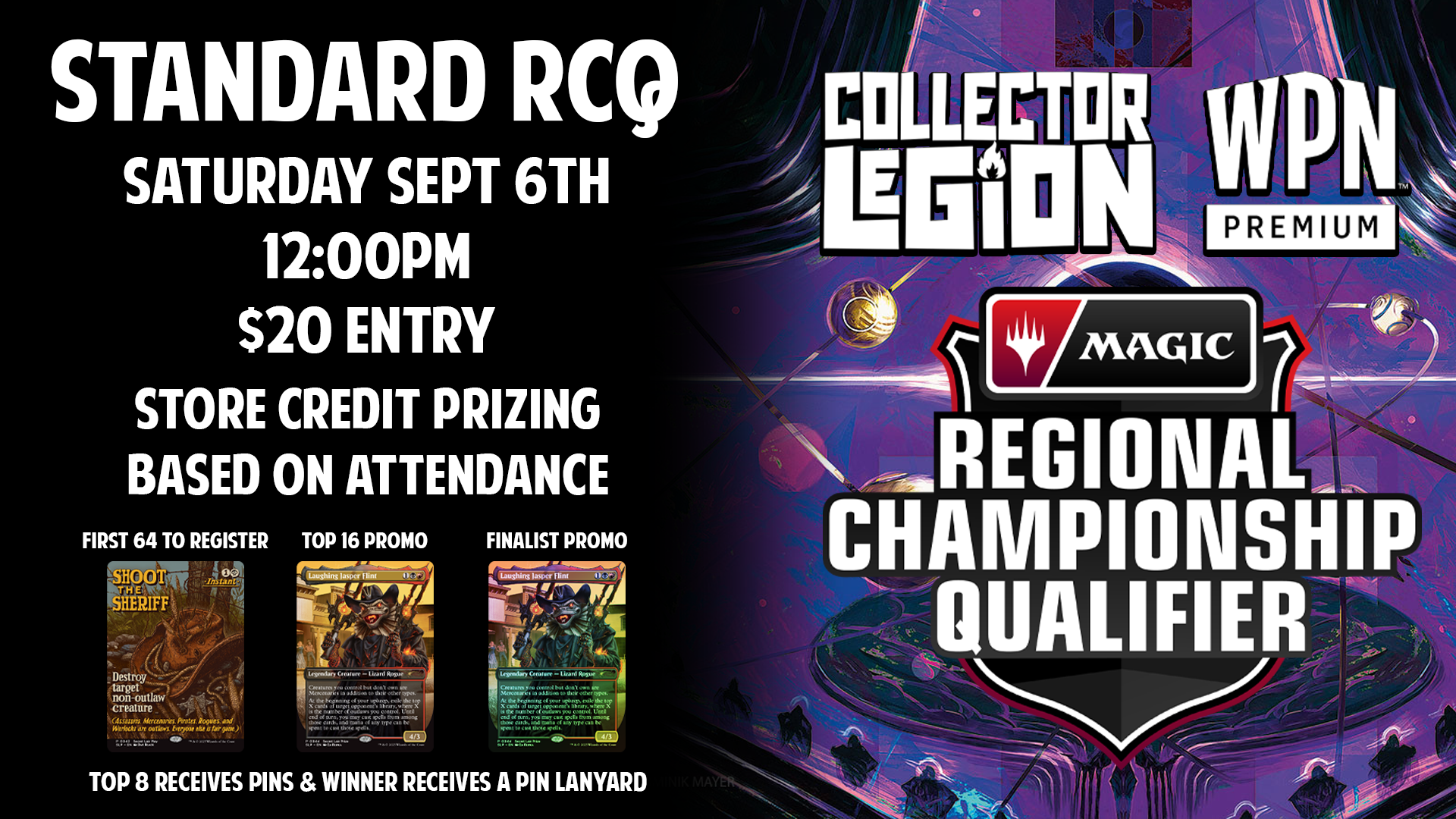 Standard RCQ - Saturday September 6th @ 12:00pm